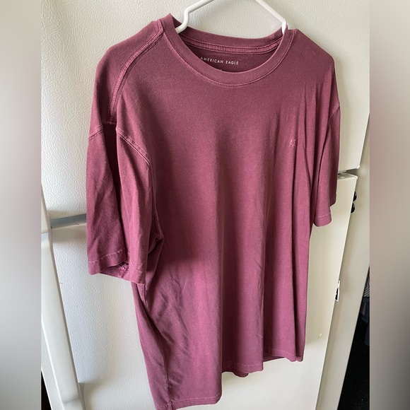 American Eagle Men’s Large (L/G) burgundy tee - Picture 1 of 8